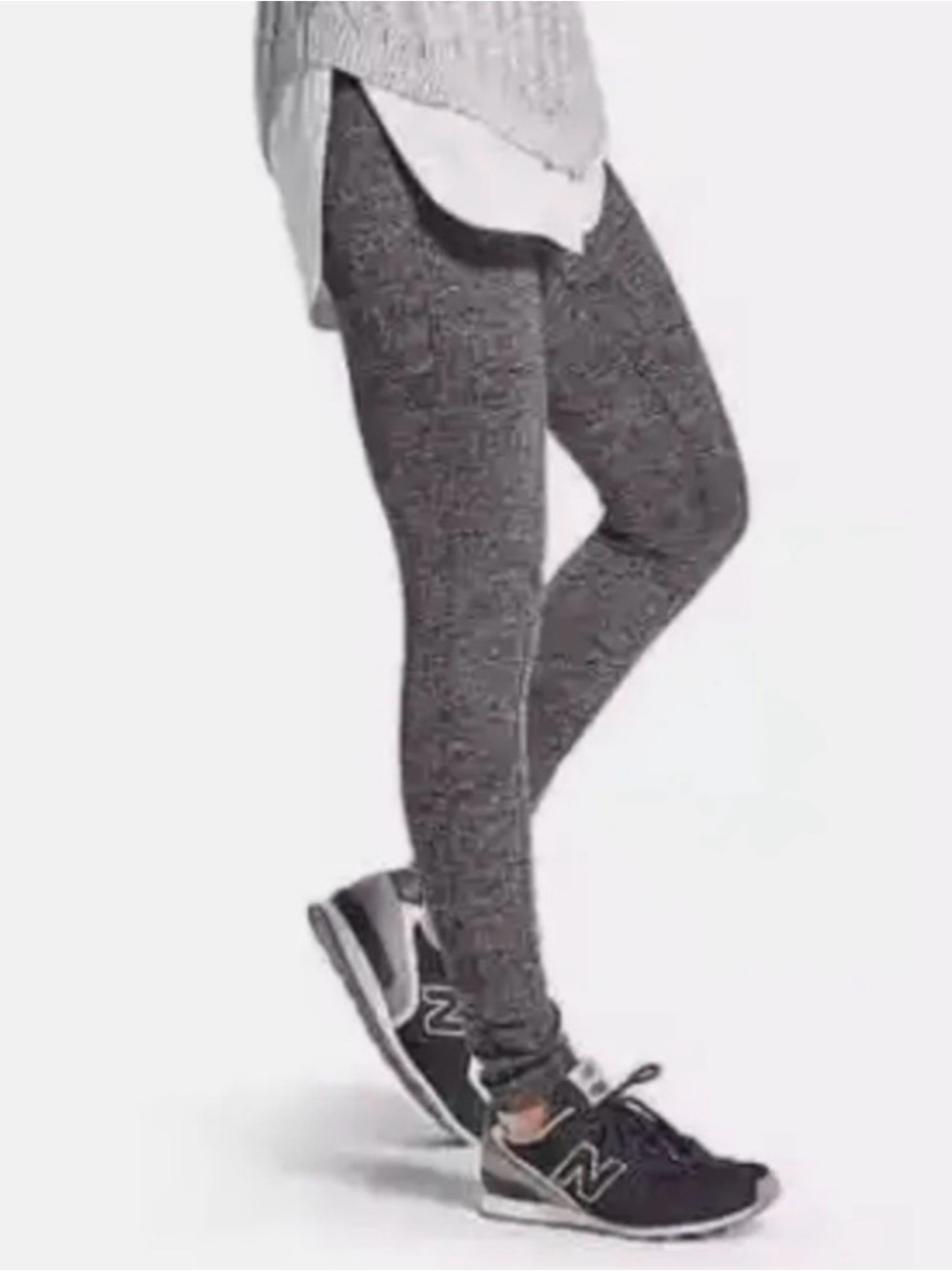 Athleta Heather Gray High-Waist Ponte Leggings - Picture 3 of 12